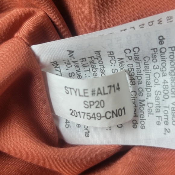 Madewell sheer sleeve button front midi dress floral burnt orange 4 - Picture 11 of 16